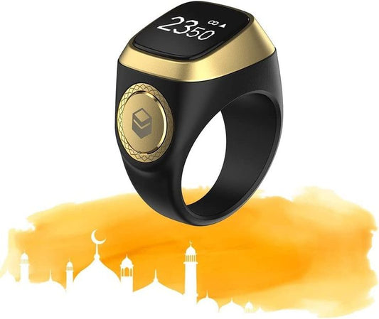 Smart Muslim Prayer Ring – Digital Salah Tracker for Modern Worship